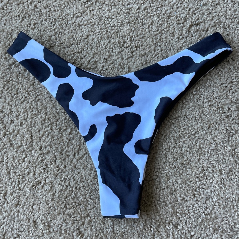 Cow Print Bikini Bottom